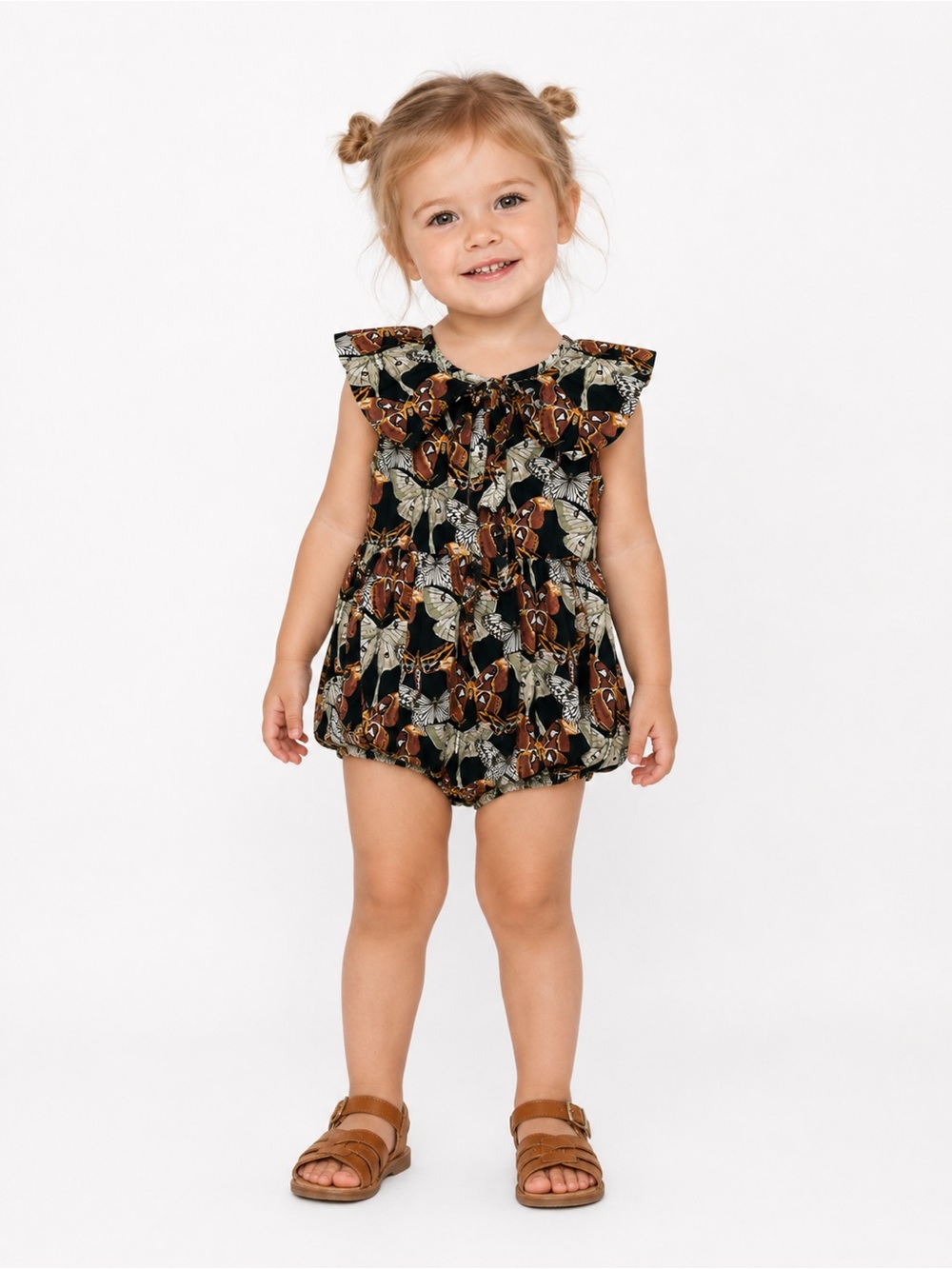 Kate Quinn Moth Wallpaper Bubble Romper 2T NWT Butterfly Cottagecore